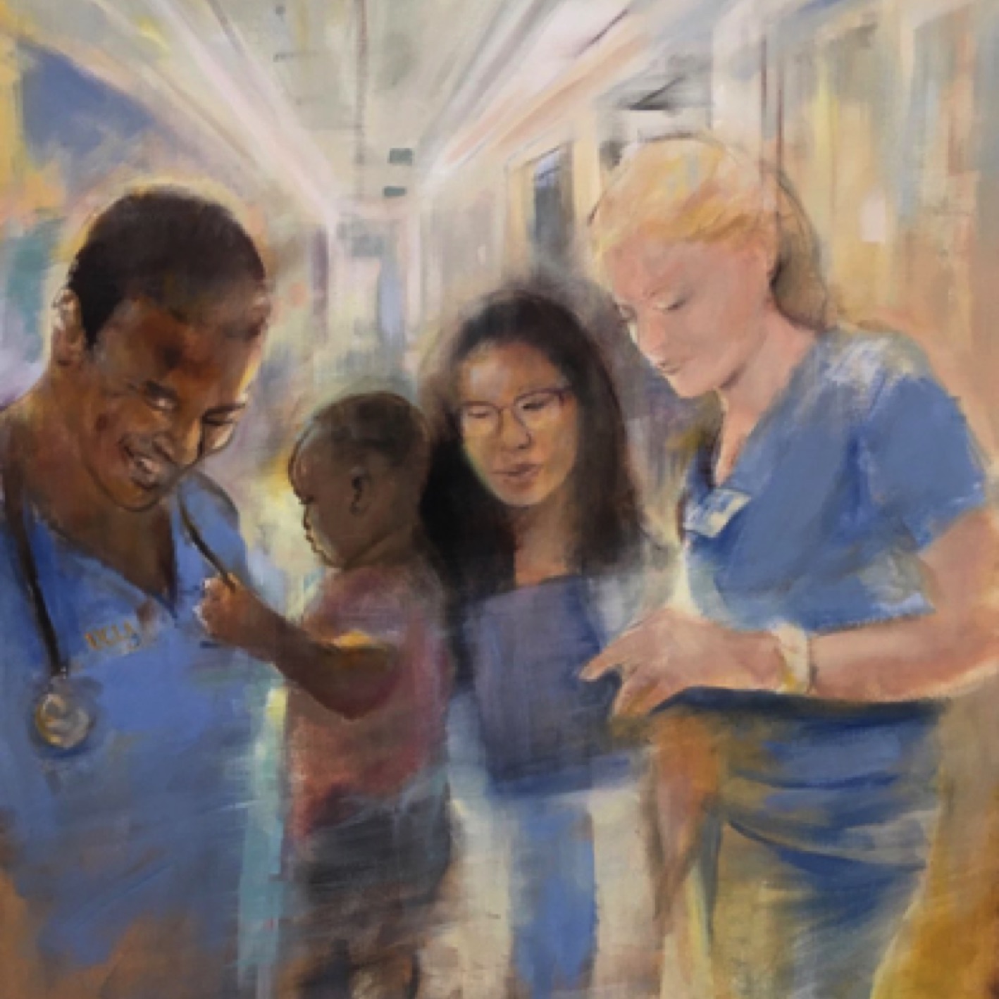 Gregg Chadwick
The Art and Science of Nursing
60”x48” oil on linen 2019
UCLA School of Nursing Collection